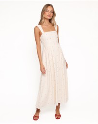 Petal & Pup - Caty Maxi Dress - Red Polka Dot