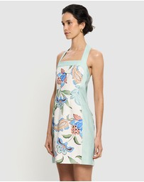KIVARI - Azure Halter Mini Dress
