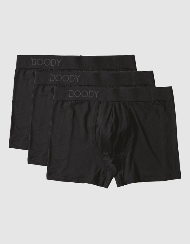 Boody - 3-Pack Mens Everyday Boxer Black