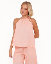 Petal & Pup - Wren Halter Tie Top - Pink