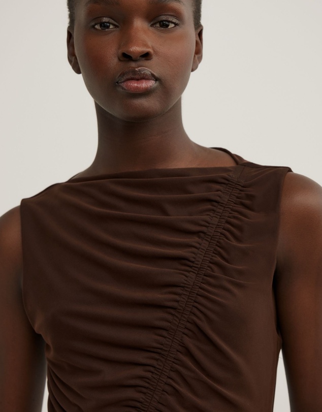 Witchery - Asymmetric Gather Dress