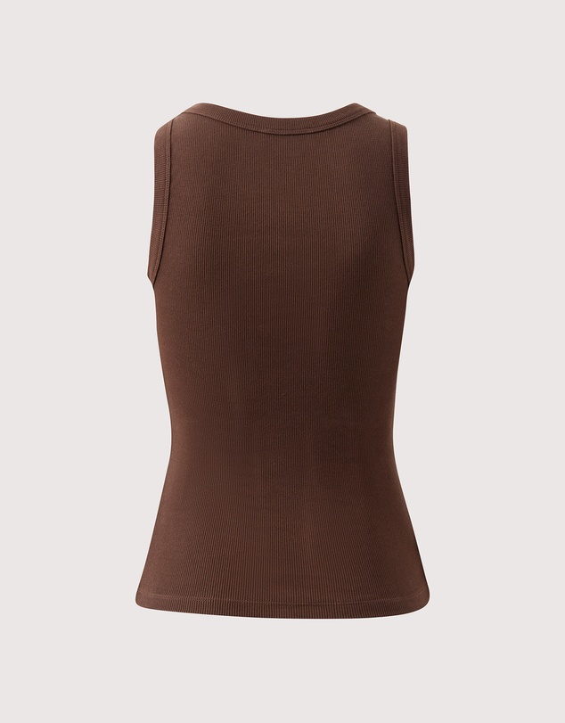 Ceres Life - Zoe Contour Rib Scoop Tank