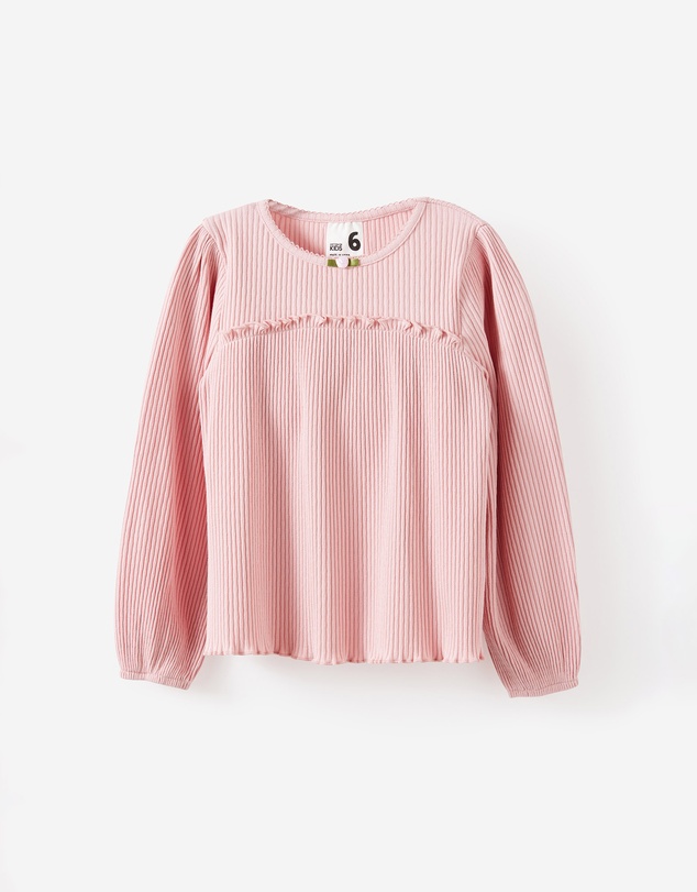 Cotton On Kids - Posie Long Sleeve Babydoll Top