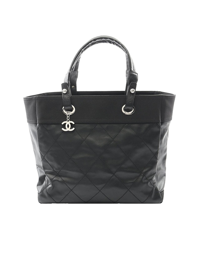 Pre-Loved by Azura Reborn - Pre-Loved Medium Quilted Coated Canvas Paris Biarritz Tote