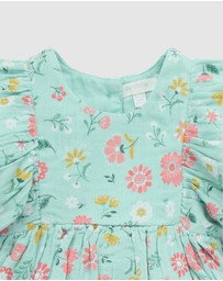 Purebaby - Gathered Dress -Kids-Babies