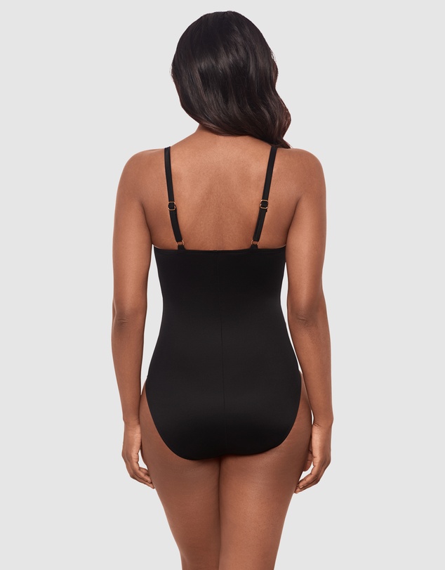 Miraclesuit Swimwear  - Network Mariposa Underwired One-Piece Swimsuit with Mesh