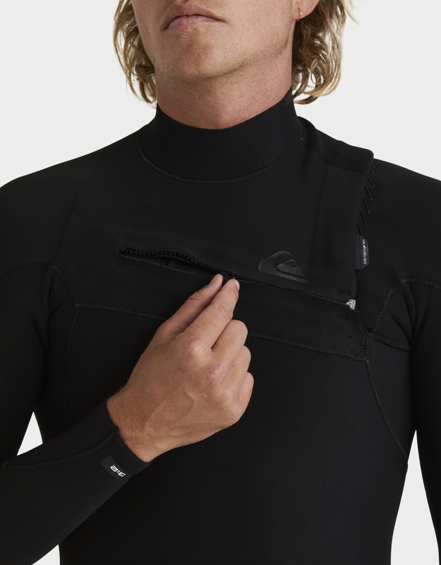 Quiksilver - Mens 4/3Mm Highline Chest Zip Wetsuit