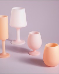 porter green - swepp | silicone unbreakable wine glasses
