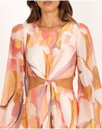 Petal & Pup - Laquin Long Sleeve Maxi Dress - Pink