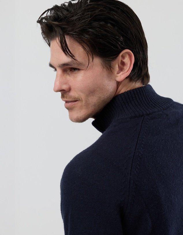 Wayver - Half Zip Wool Blend Knit