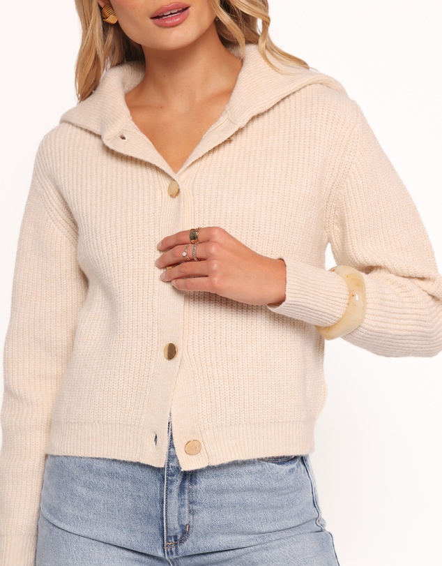 Petal & Pup - Anais Knitted Jacket - Ecru