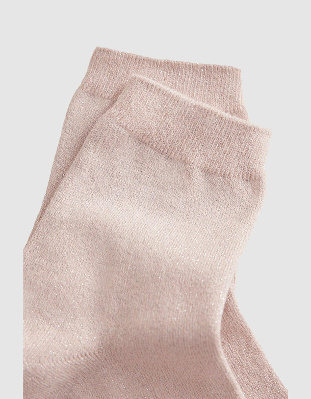 Trenery - Metallic Rib Crew Sock
