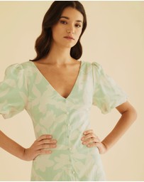 Atmos&Here - Billie Linen Blend Midi Dress