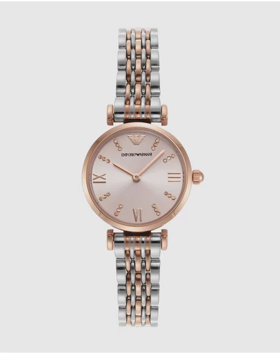 Emporio Armani - Two Tone Analogue Watch AR11223
