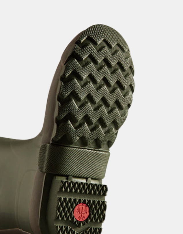 Hunter - Men's Gardener Boot Dark Olive/Clay