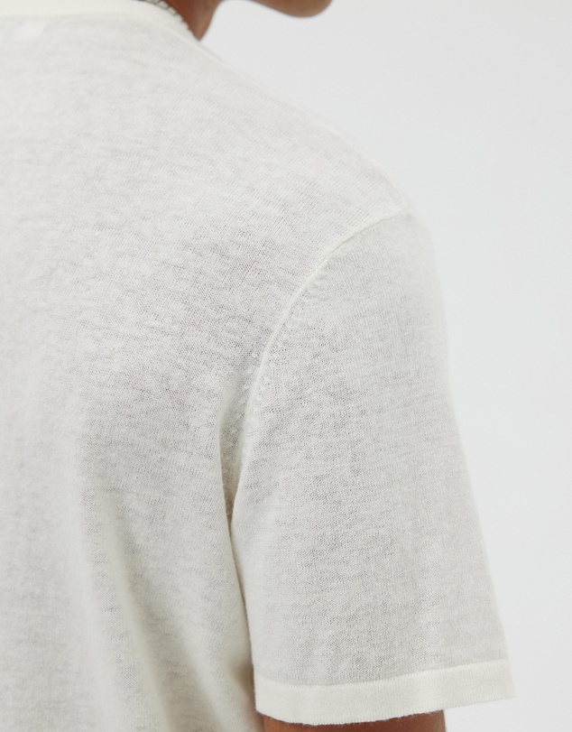 AERE - Linen Blend Knit T-shirt
