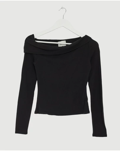 Revibe - Repaired Reformation Elio Knit Top - AU 8
