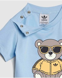 adidas Originals - Teddy Bear Shorts and Tee Set - Babies-Kids