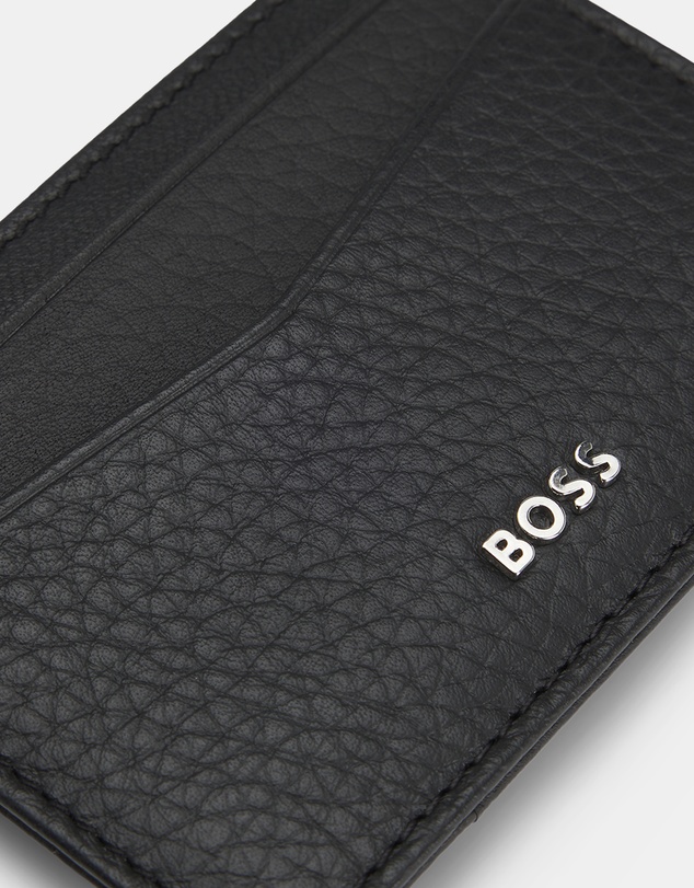 BOSS - Crosstown Grained Leather Card Holder
