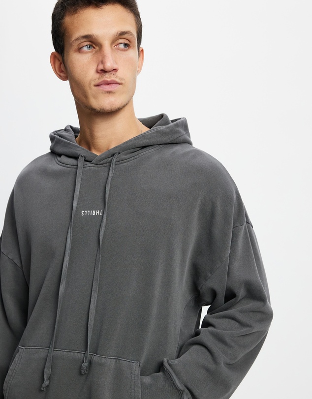Thrills - Minimal Thrills Slouch Pull On Hoodie - ICONIC EXCLUSIVE