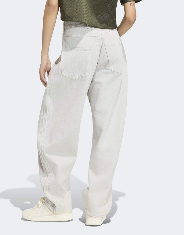 adidas Originals - HIGH RISE BARREL LEG DENIM PANT Womens