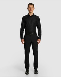 yd. - Monaco Pure Cotton Textured Dress Shirt
