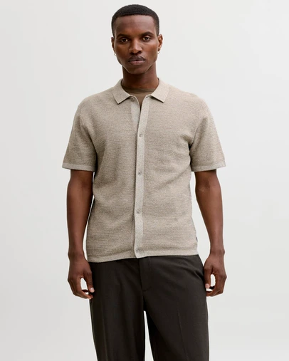 Jack & Jones - JJEGeorge Knit Shirt SS SN