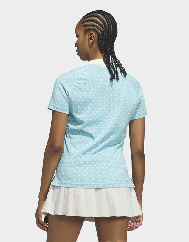 adidas Originals - Originals All Over Trefoil Polo Shirt Womens