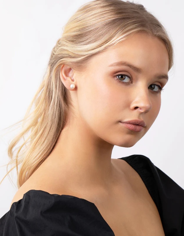 Lovisa - Sterling Silver Freshwater Pearl Stud Earrings
