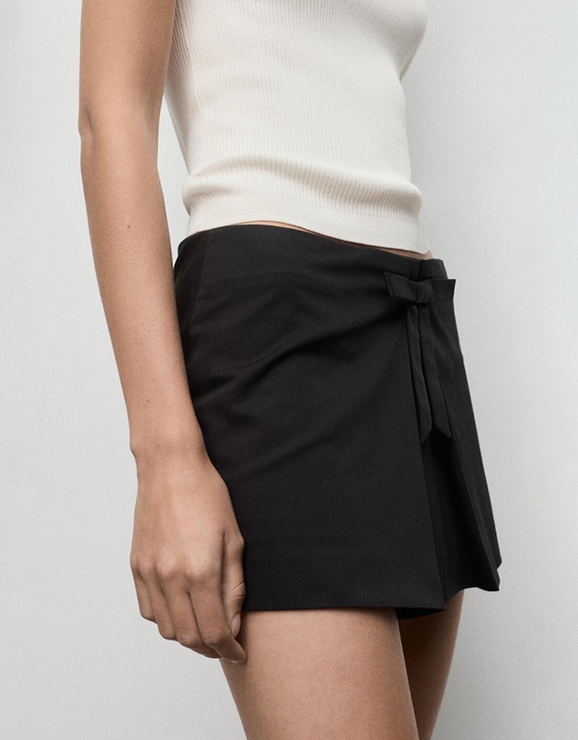 M.N.G - Mini Skort With Bow