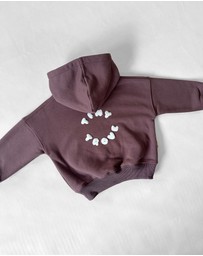 Tiny Trove - Sporty Puff Print Cotton Hoodie Tracksuit Set - Babies-Kids