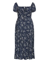 City Chic - Abbigail Print Lined Maxi Dress