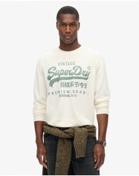 Superdry - Classic Vintage Logo Graphic Long Sleeve Top