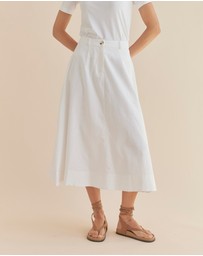Amelius - Barossa Linen Skirt
