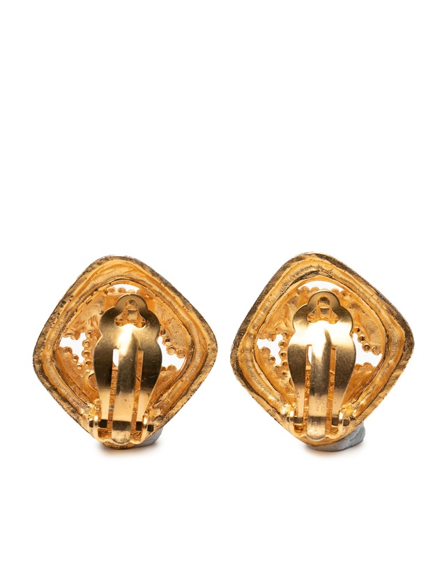 Pre-Loved by Azura Reborn - Pre-Loved CC Gold Plated Clip On Earrings