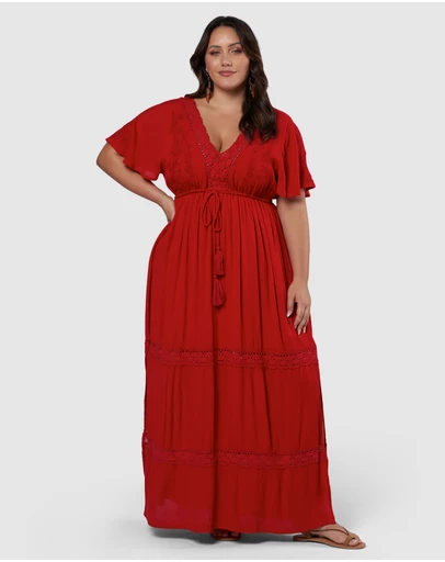 The Poetic Gypsy - Floating Clouds Maxi Dress