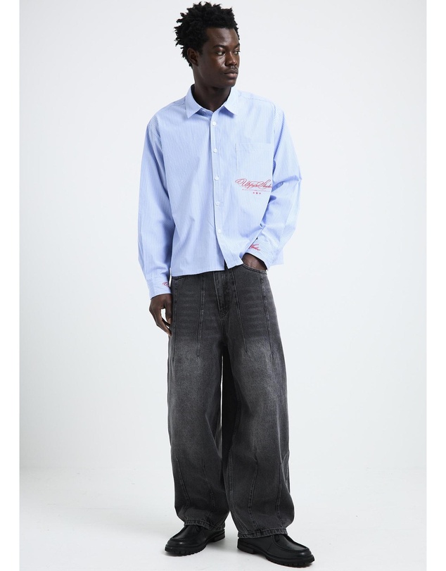 Black Noise White Rain - Tokyo 3D Denim Jeans