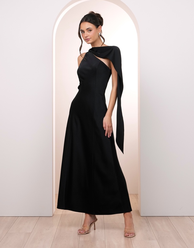 Pilgrim - Kyra One Shoulder Drape Dress