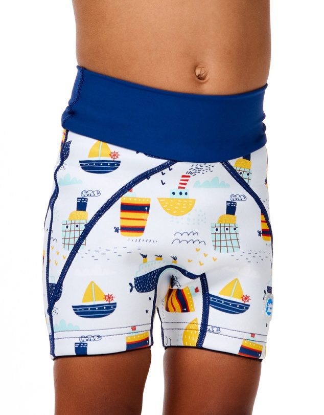 Splash About - Splash Jammer Reusable Swim Nappy & Liners Bundle - Tug Boats