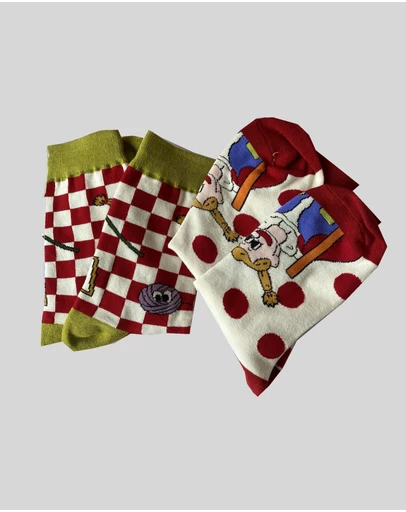 KAJA Clothing - Women's christmas socks colorful fancy soft socks-Little girl socks