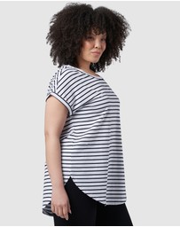 Indigo Tonic - Lauren Longline Stripe Tee