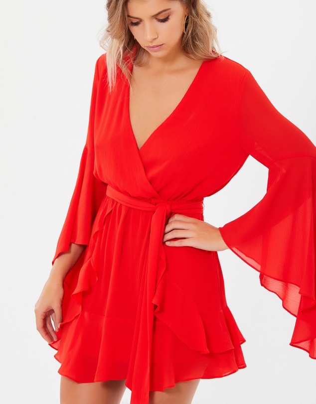 Tussah - Harper Plunge Mini Dress