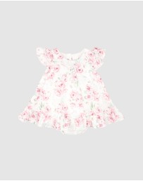 Bebe by Minihaha - Evie Print Overlay Dress - Babies