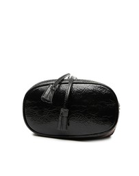 Pre-Loved by Azura Reborn - Pre-Loved Mini Suede and Patent Web Ophidia Bucket Bag