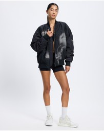 adidas by Stella McCartney - adidas By Stella McCartney Woven Bomber Printed Jacket