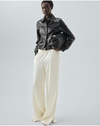 M.N.G - 100% Leather Bomber Jacket
