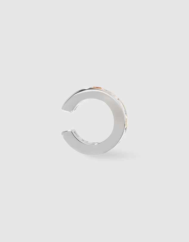 Wanderlust + Co - Rainbow Gem Silver 9mm Ear Cuff