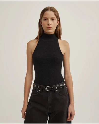 Witchery - Fluffy High Neck Tank