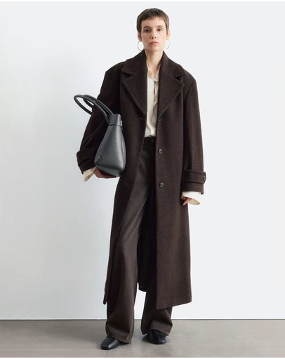 & Other Stories - Tie-Belt Wool Coat