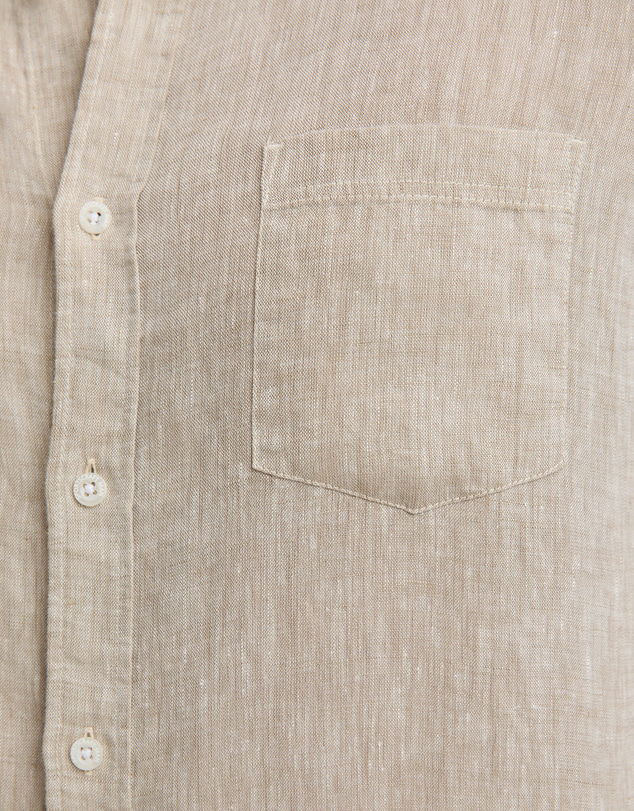 Sportscraft - Long Sleeve Linen Yarn Dyed Shirt